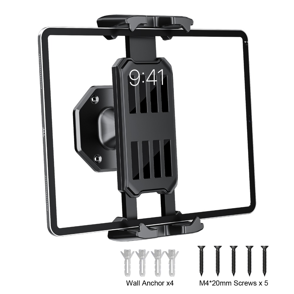 Tablet Stand Adjustable - Penyangga Ponsel & Tablet Dinding, Penjepit