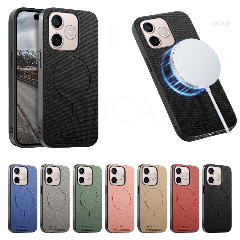 Magnetic Case Smart - Casing Kulit Bertekstur Magnetik Untuk Honor