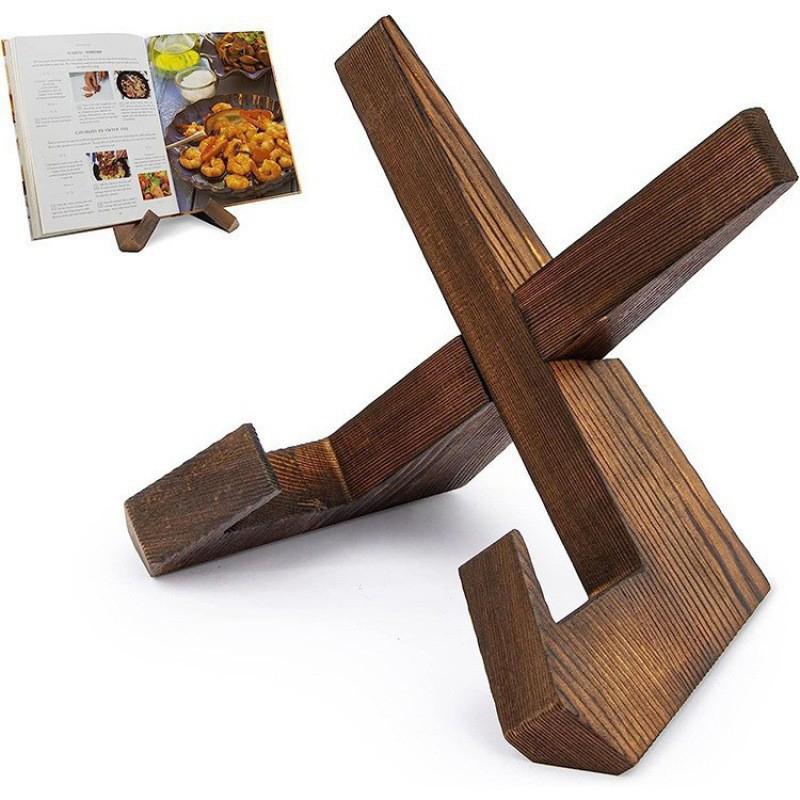 Tablet Accessories For Reading - Penyangga Dokumen Kayu dengan Sudut yang