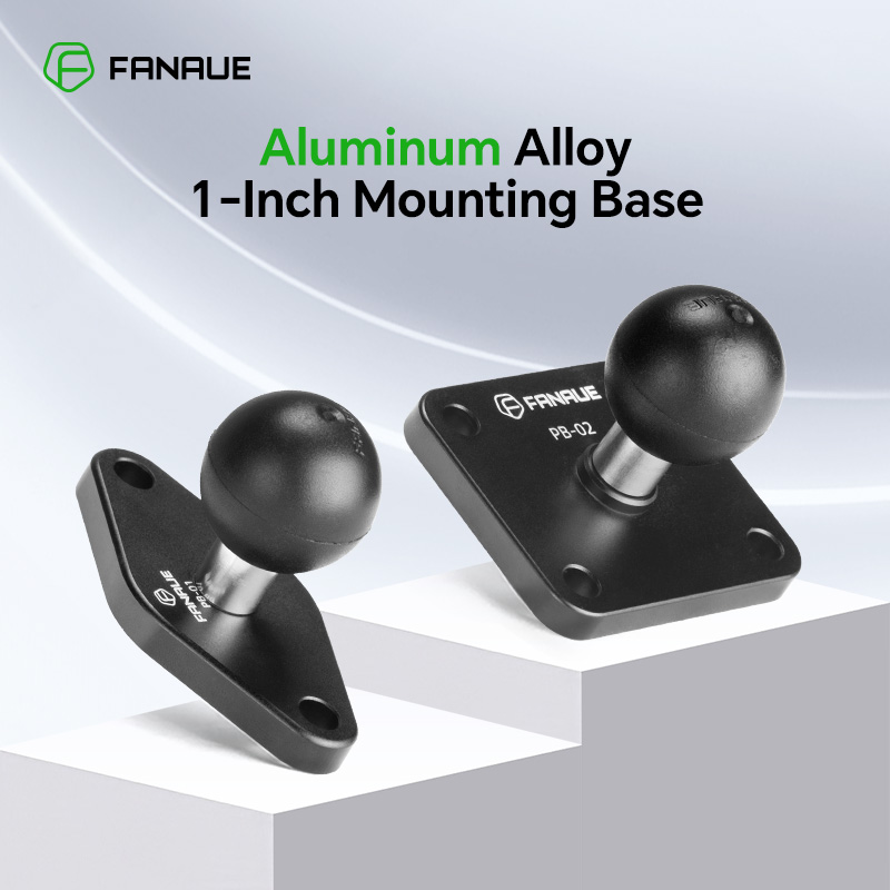 Ram Tablet Accessories - FANAUE Adaptor Bola 1 Inci, Paduan