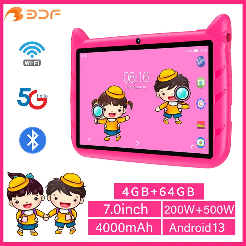 Kids Tablet With Accessories - BDF Tablet anak 7 inci Android