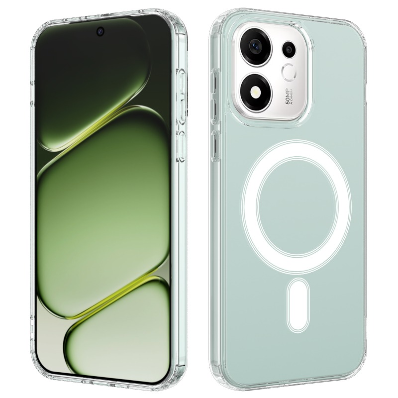 Magnetic Case Smart - Casing Akrilik Transparan untuk Huawei Honor
