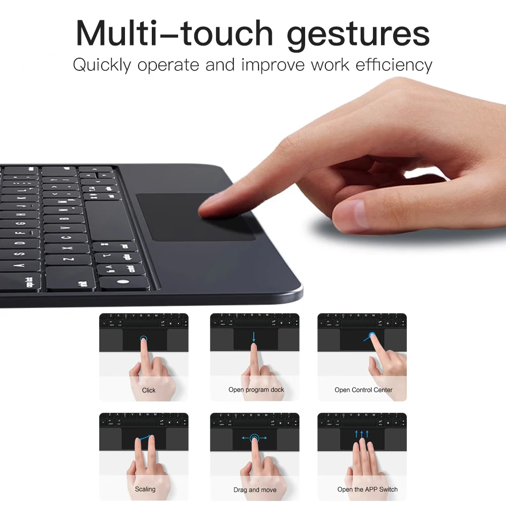 READYYEAH Magic Keyboard Untuk - Magnetic Case Smart ulasan dan harga