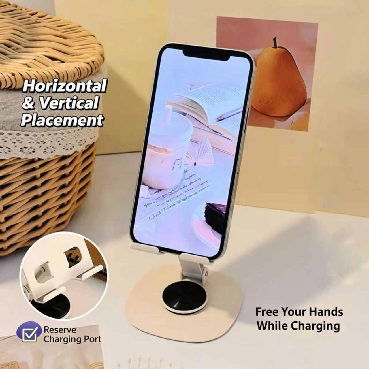 Penyangga Ponsel Lipat Portabe - Tablet Stand Adjustable ulasan dan harga