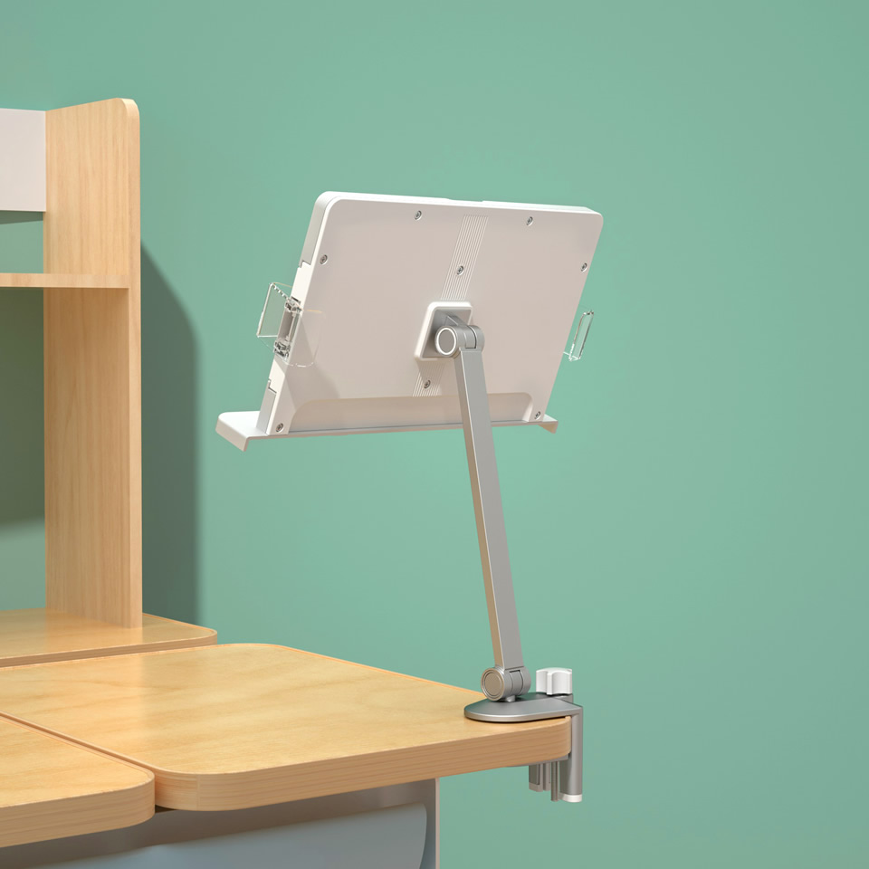 Meja Penjepit Aluminium Membac - Tablet Accessories For Reading ulasan dan harga