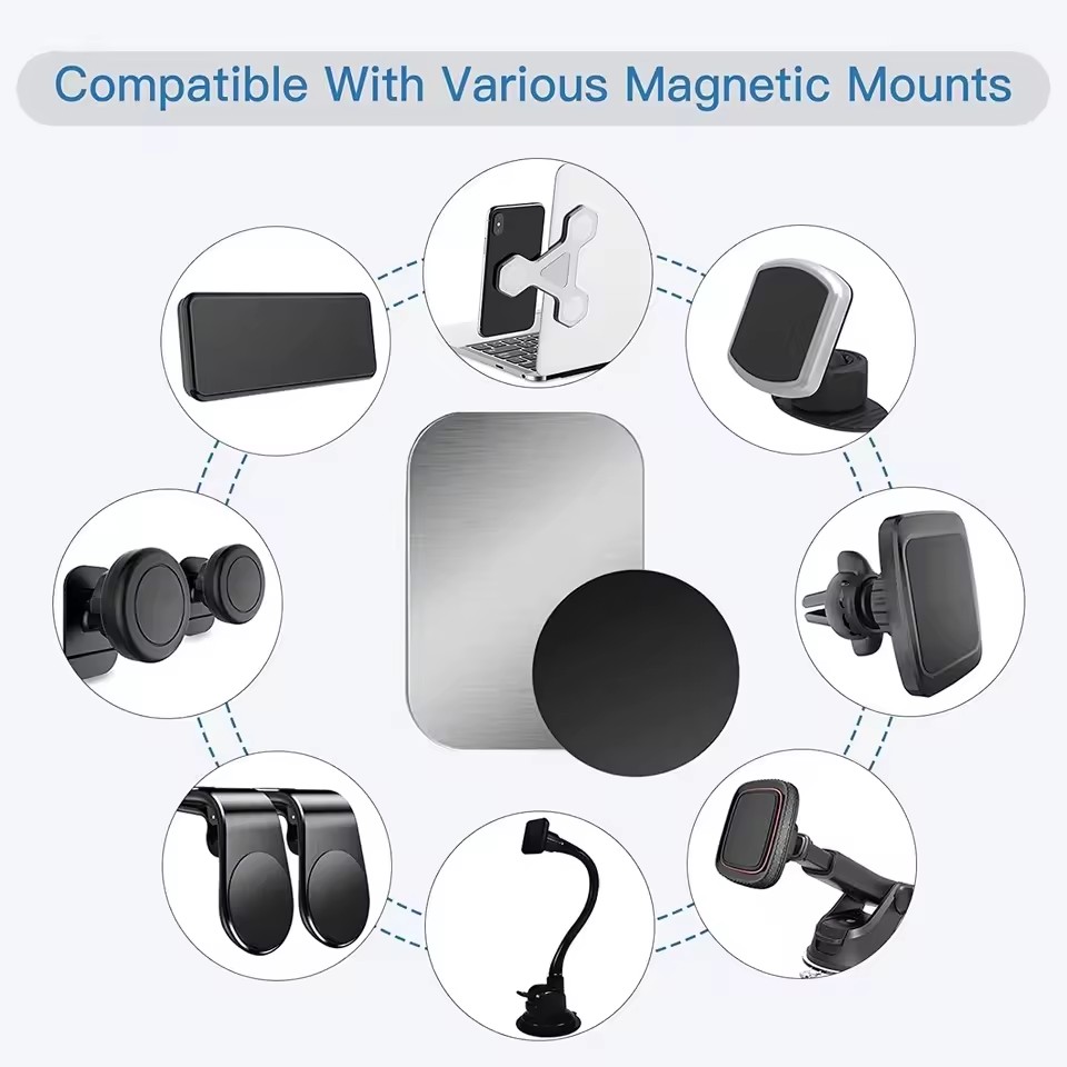 Pelat Logam Magnetik Tipis Unt - Car Accessories Tablet Holder ulasan dan harga