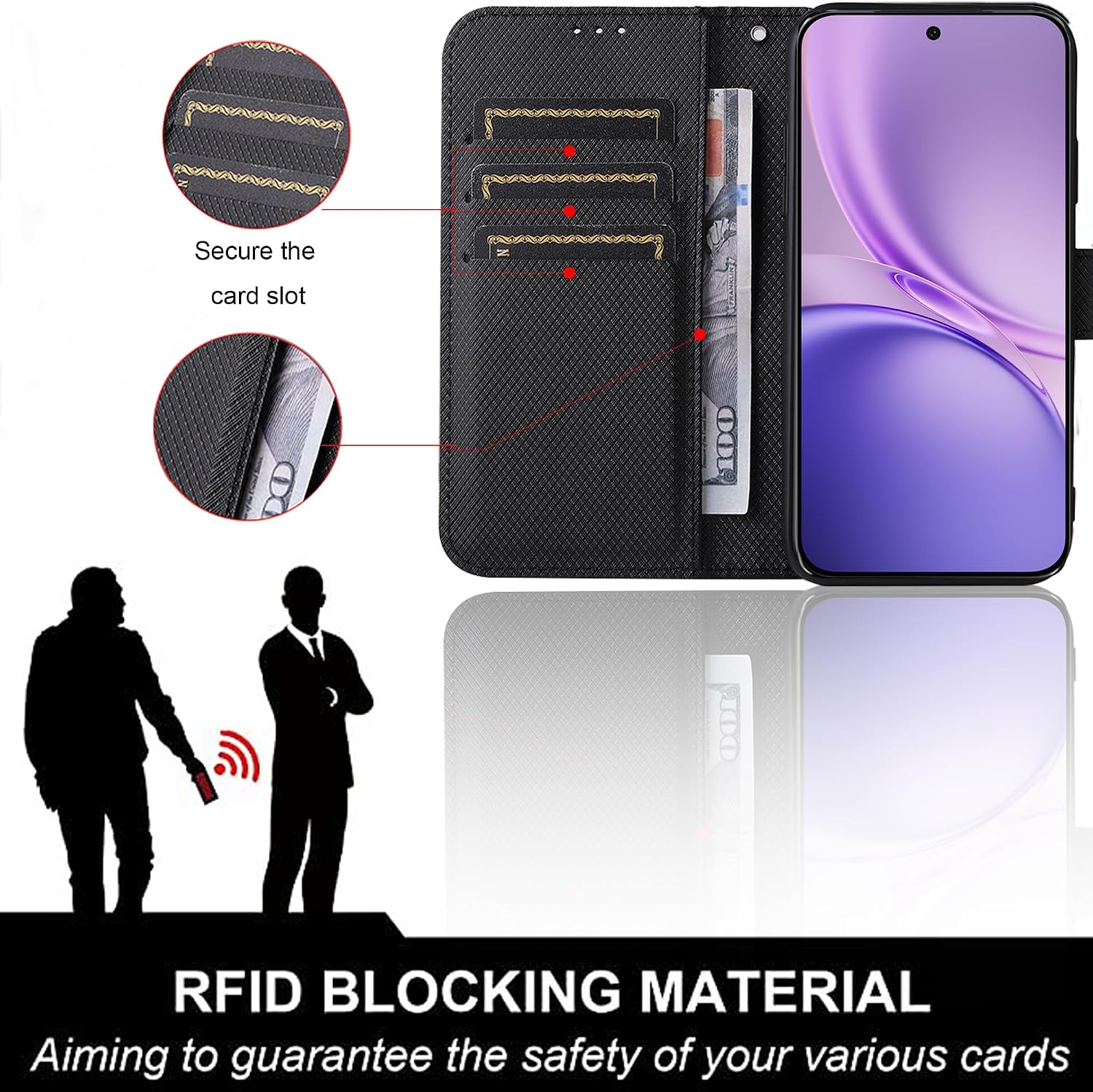 Casing Dompet Flip Kulit Polos - Magnetic Case Smart ulasan dan harga