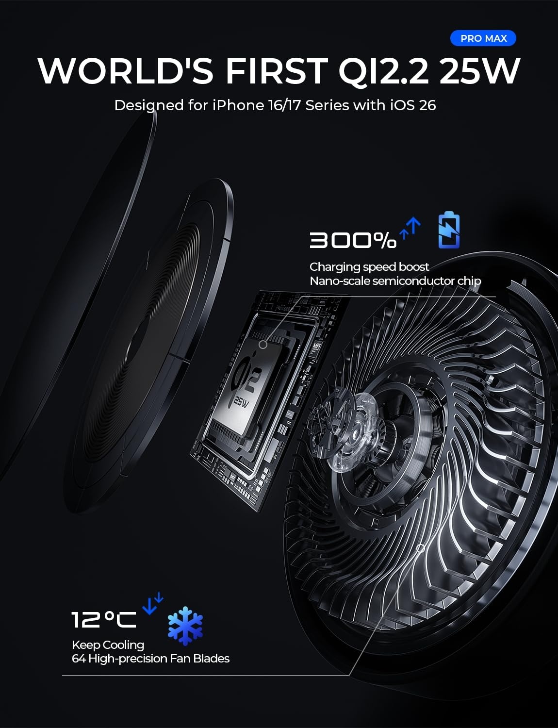 LISEN 2026 25W Qi2.2 Pengisi D - Ram Tablet Accessories ulasan dan harga