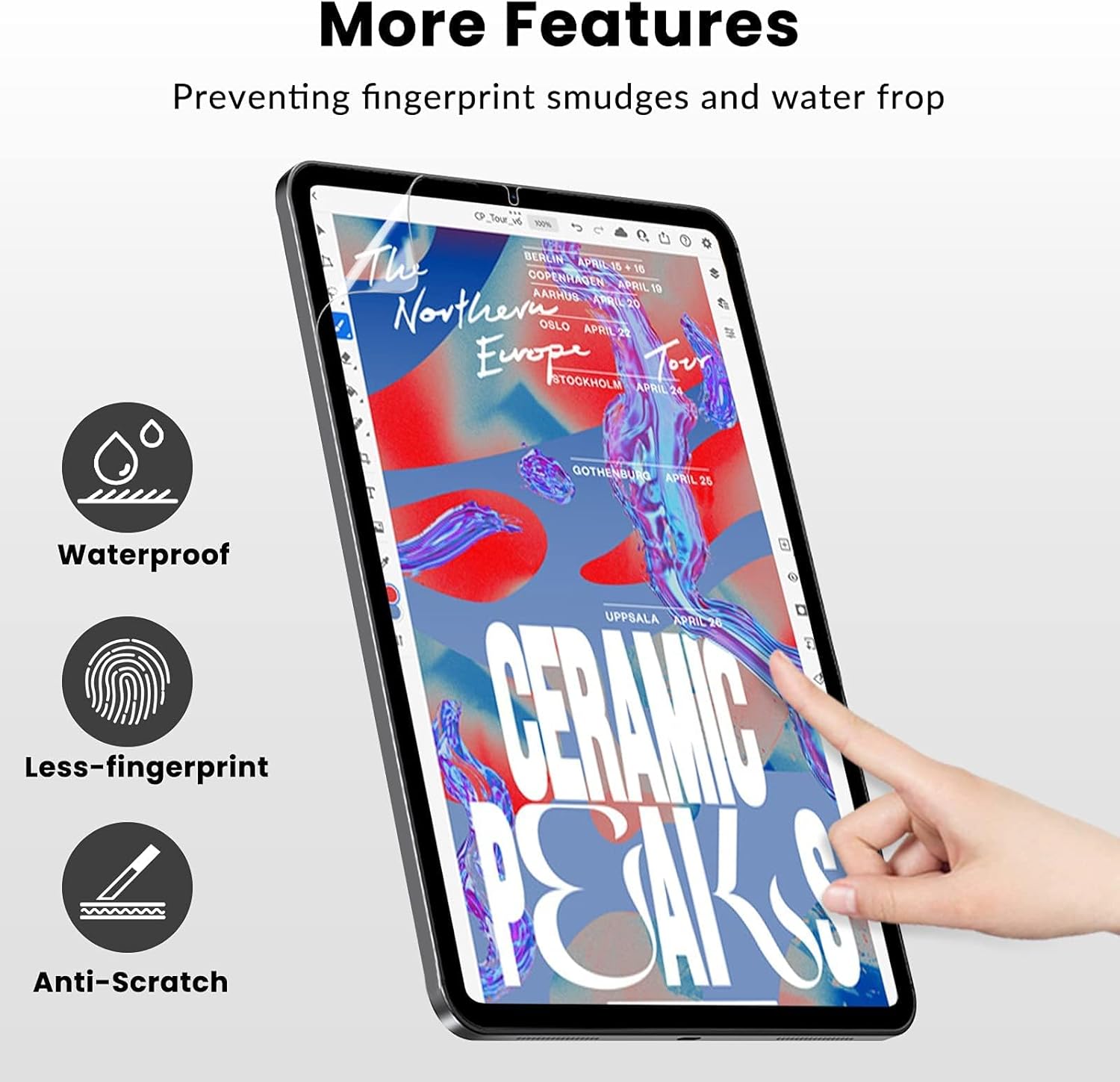 2 Buah Pelindung Layar Seperti - Samsung Tablet S10 Accessories ulasan dan harga