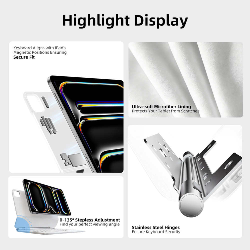 Keyboard Nirkabel Ajaib Baru u - Magnetic Case Smart ulasan dan harga