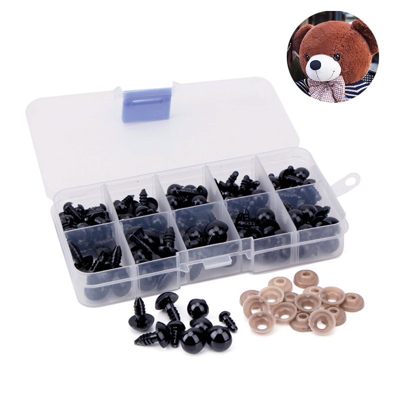 100 Buah 6-12Mm Plastik Hitam  - Kids Tablet With Accessories ulasan dan harga